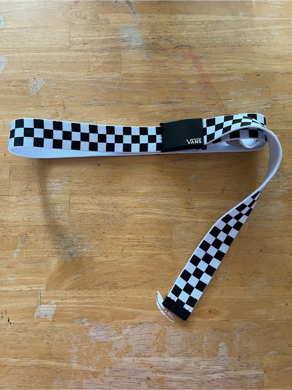 Vans Checkered Belt - Black and White